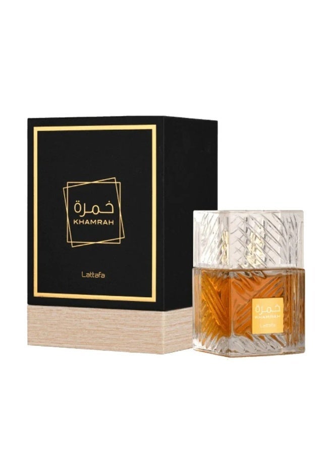 Lattafa Khamrah Unisex EDP by Lattafa 100ml - Image 1